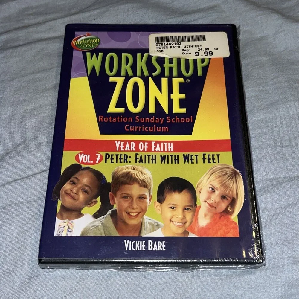 Workshop Zone Volume 7 Peter Faith With Wet Feet DVD Sunday School Curriculum A2